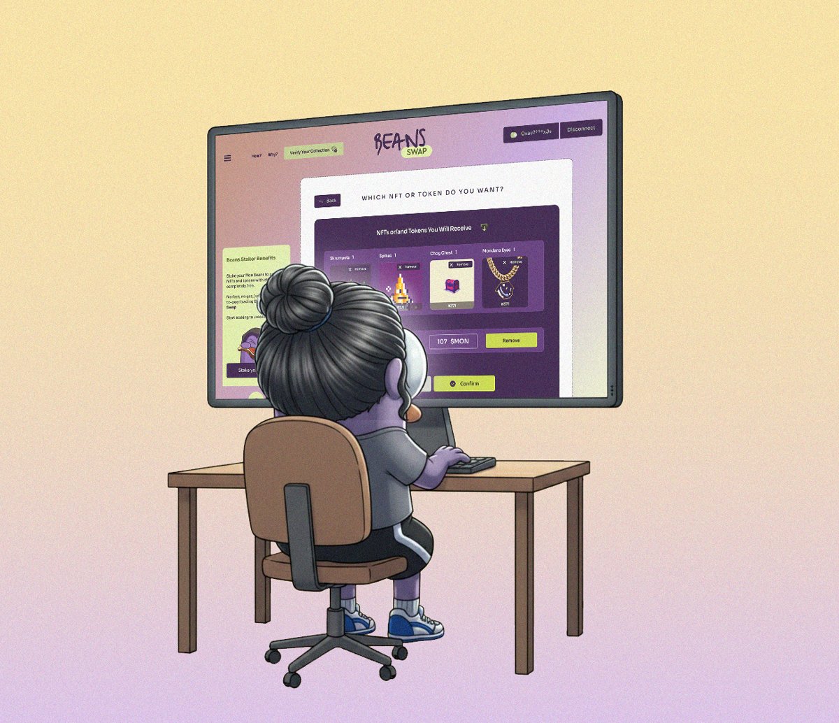 MonBeans's tweet image. Magic Eden: offline
MonBeans OTC: still cooking beans

When the magic fades, the beans keep trading.
OTC never sleeps.

✅ Only selected collections
✅ Completely secure transactions

Currently curated collections;
@spiky_xyz
@ChogNFT
@thedaks_png
@skrumpeys
@chogstarrr…