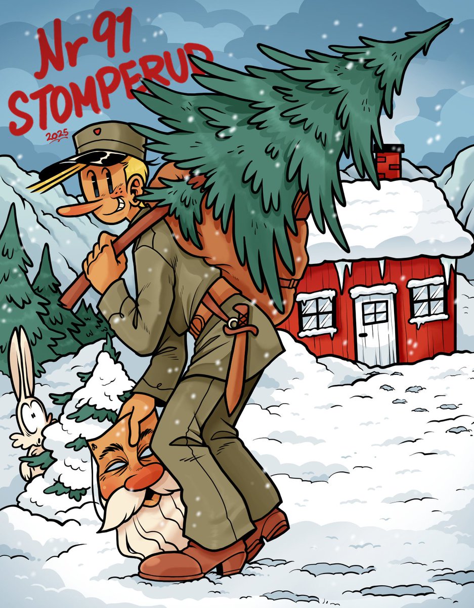 Got indecisive about the clouds so I picked both.
From what I’ve been told during around WW2 91:an Karlsson became hard to obtain from Sweden to Norway, so Stumperud was created for the local Norwegian. Which also make sense being Norwegian military n all that