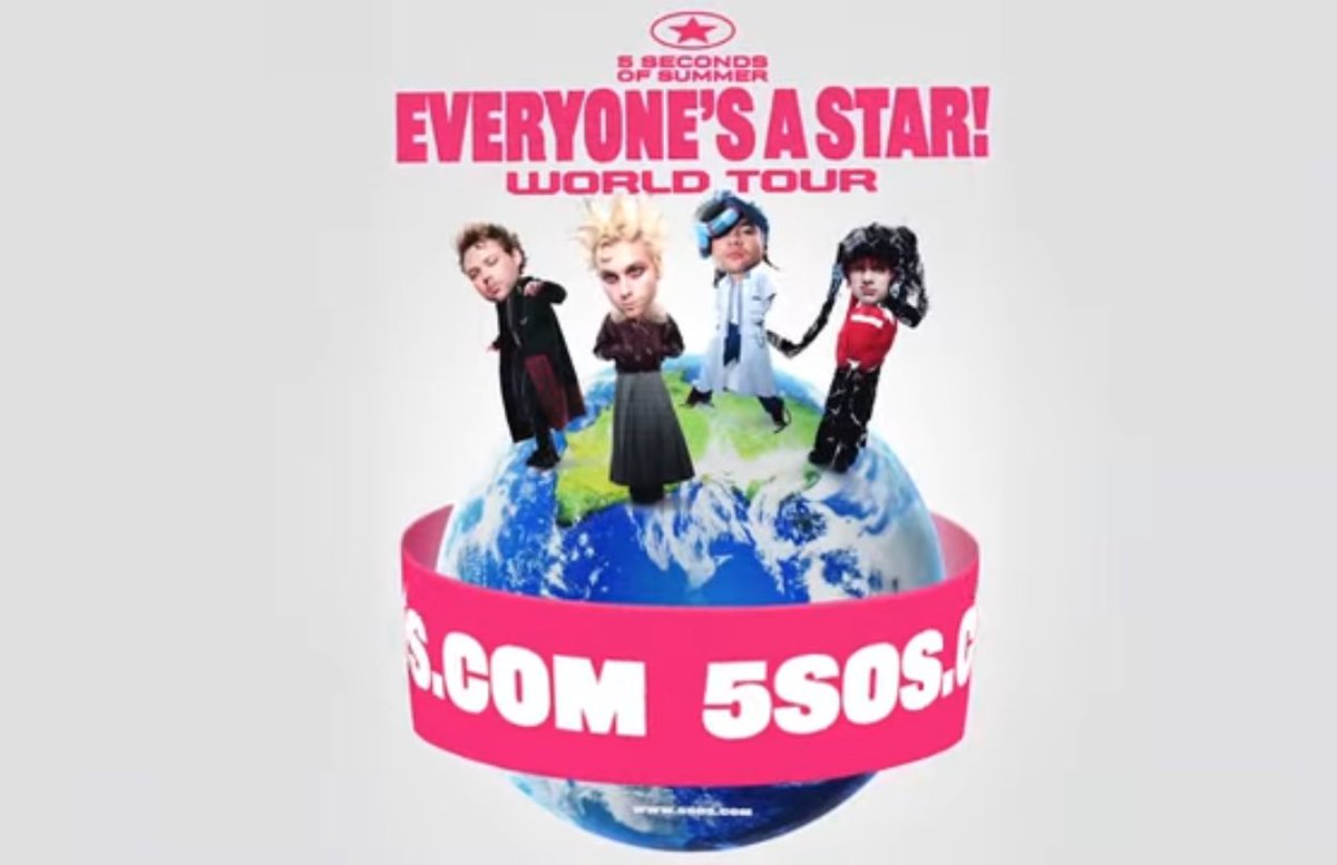 5SOSPyMovement's tweet image. @5sos acaban de trolearnos anunciando el musicvideo de “Boyband” pero en realidad era el anuncio del nuevo Tour! Everyone is a star world tour 2026🩷