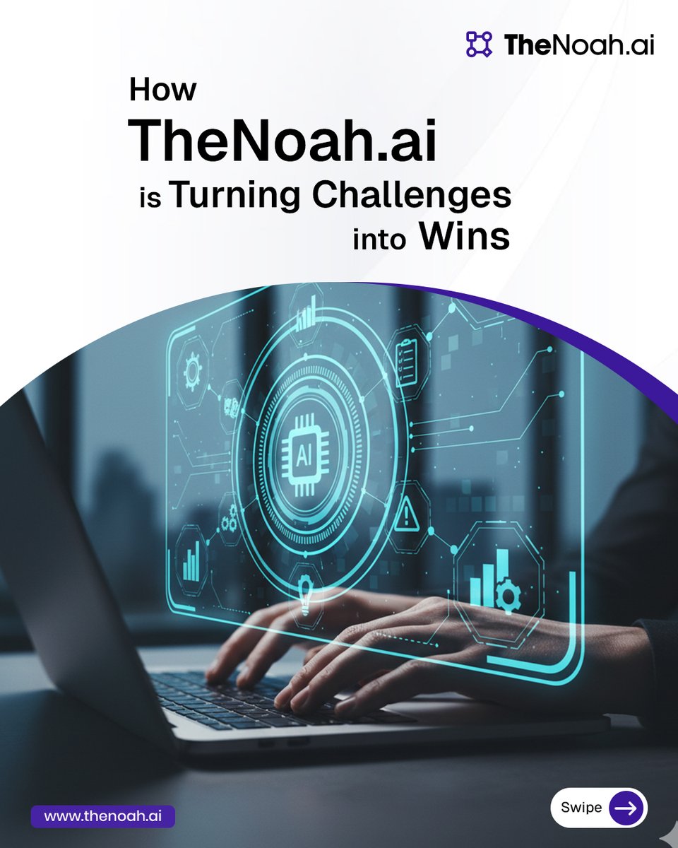 thenoahai's tweet image. AI projects stuck in pilots? Over budget? Too complex?
TheNoah.ai flips the script.
Turn delays into instant deployments, cost overruns into clear ROI, and scattered tools into one unified, zero-code platform.
Experience  today.
#NoCodeAI
