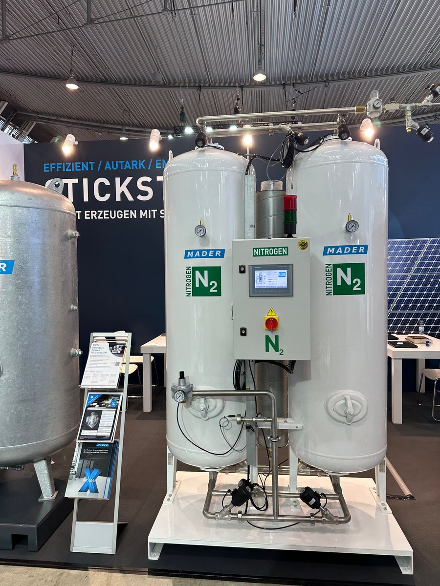 idealgrafik's tweet image. We continue to make a difference in the laser cutting industry with our high-purity gas solutions!Together with our German partner MADER and our distributor in Iraq, we are proud to supply the industry with Class6.0 quality nitrogen gas generators and oxygen &amp;amp; nitrogen gas mixers