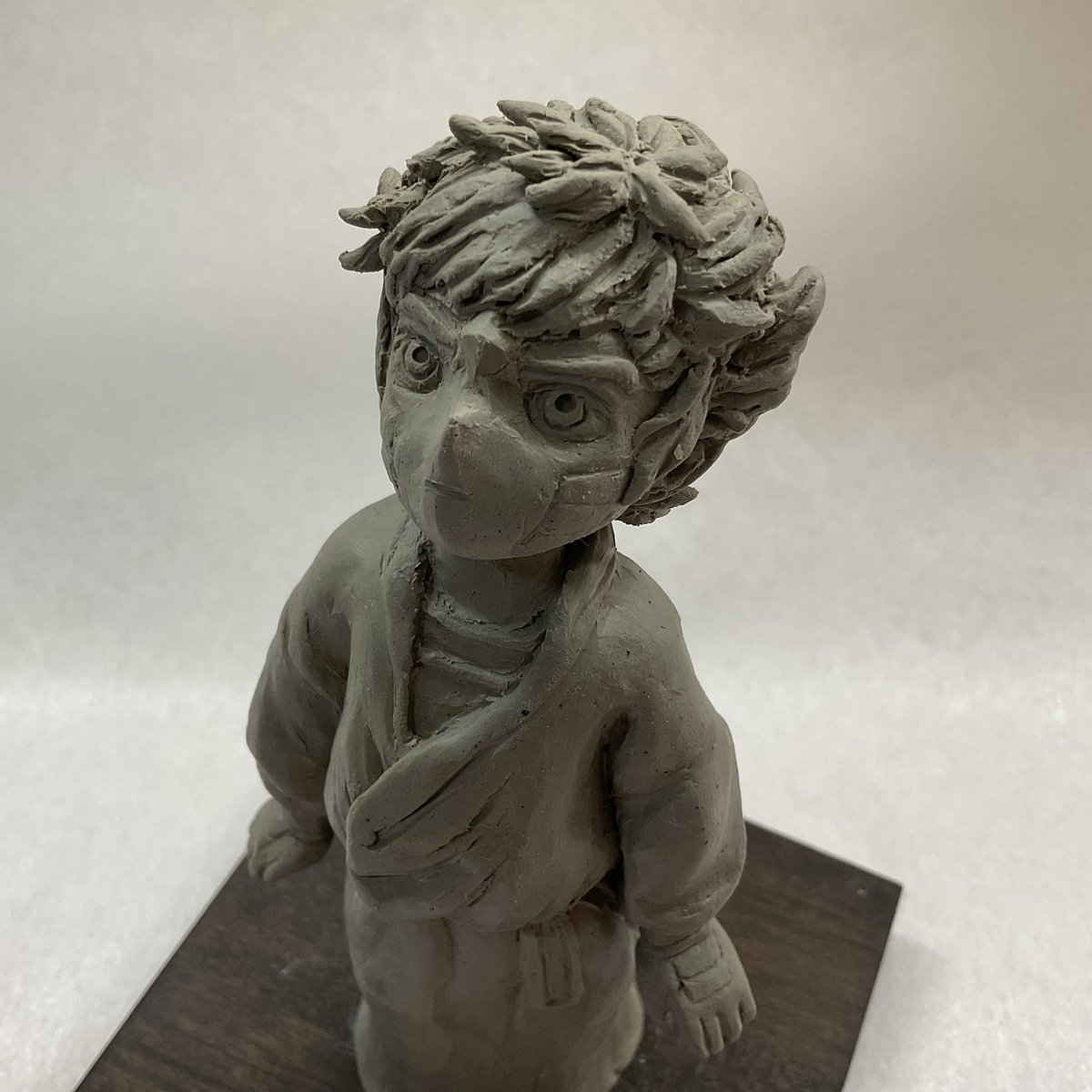 中国 呪物 古玩 木彫 傀儡人形 木偶 裸像 民族美術 珍品 A rare