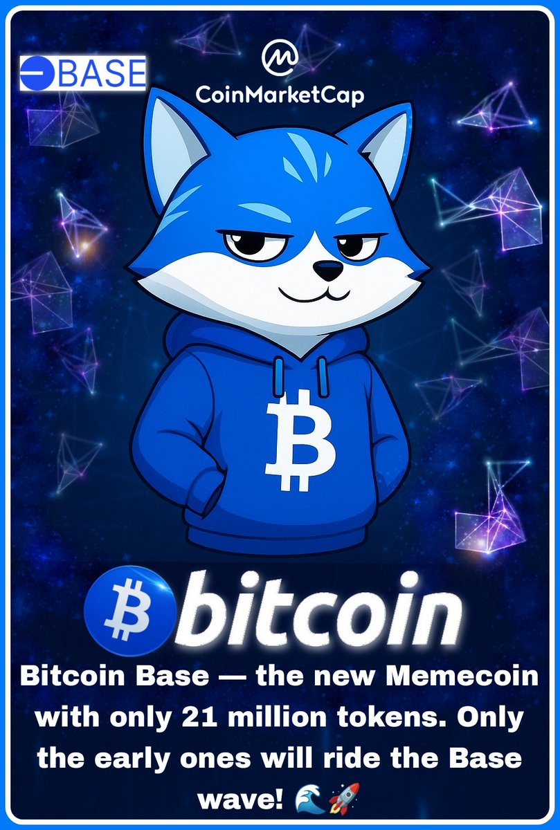JuninhoReis__'s tweet photo. @bitcoin_base1 👉🏽 21 million supply. One meme. One chance to make history. The future of meme coins starts here. Altseason is coming — get in on the Base network.
-Bitcoin Base: Contract 👇🏽
0xFaF1C31F6855E91B1a905761C81A79e4966e4709
@Coin_Swap_ @base  @coinbase 
#Coinbase #Base https://t.co/uJpnqZgeuX