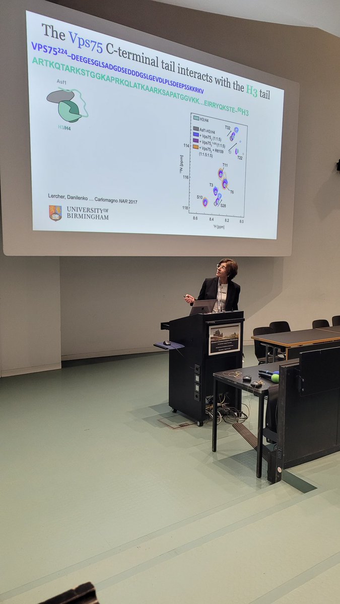 Kicking off our ChemBioChem/ChemPhysChem 25th anniversary symposium with the talk by Teresa Carlomagno <a href="/CarlomagnoNMR/">Carlomagno Group UoB</a>. Lookinf forward to two great days packed with amazing speakers!!! #ChemBioPhys25