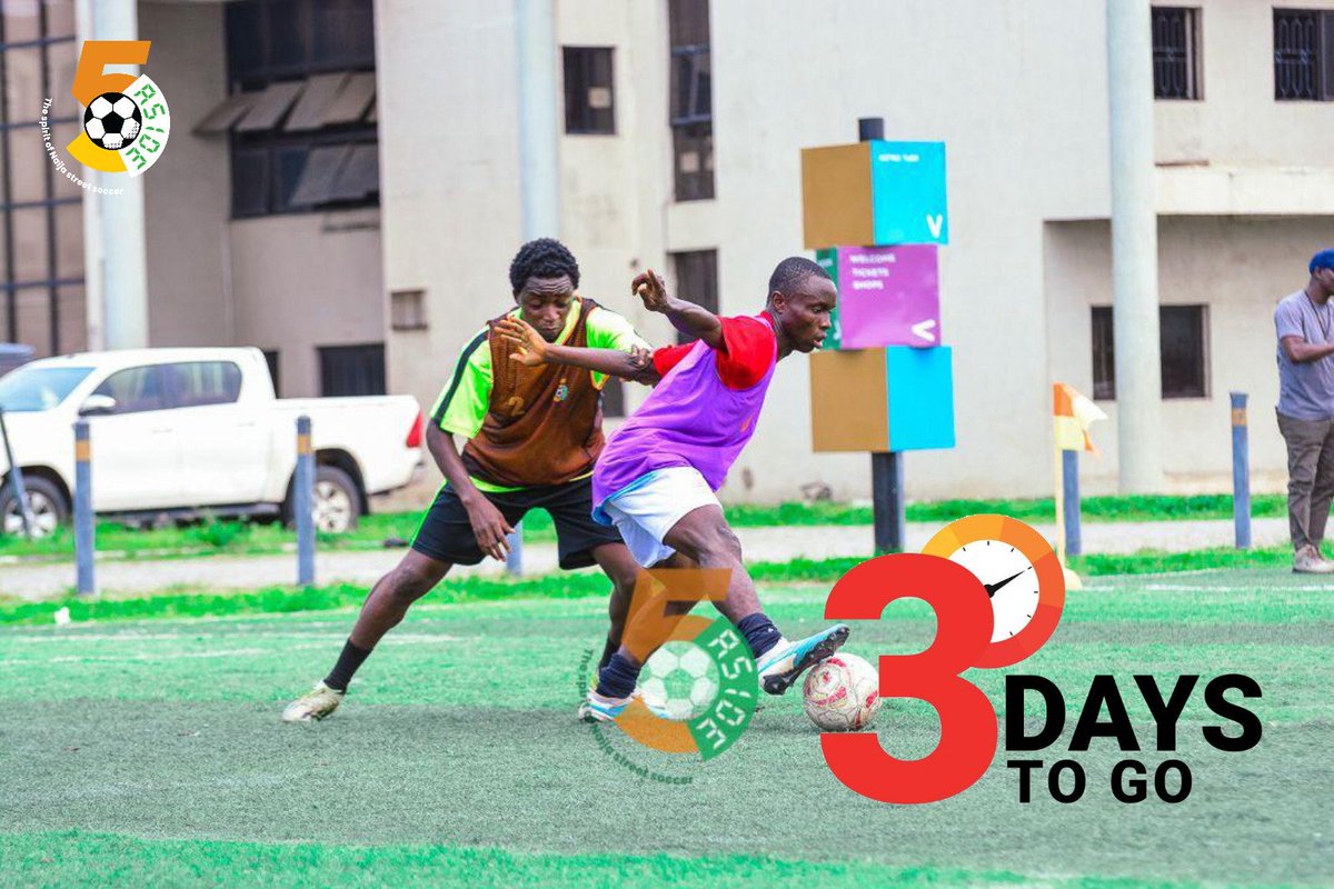 Spires 5aside State Championship is finally here.. just 3 Days to go.
The excitement is REAL!!! 😎⚽