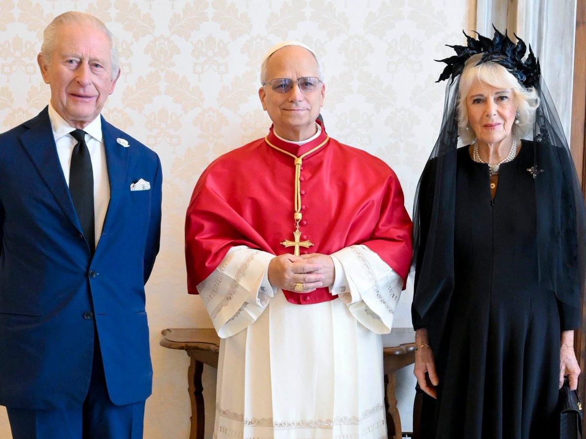 King Charles visits Pope Leo at the Vatican. It’s time for the Church of England to return to full communion with the Catholic Church. 

Image: The Royal Family