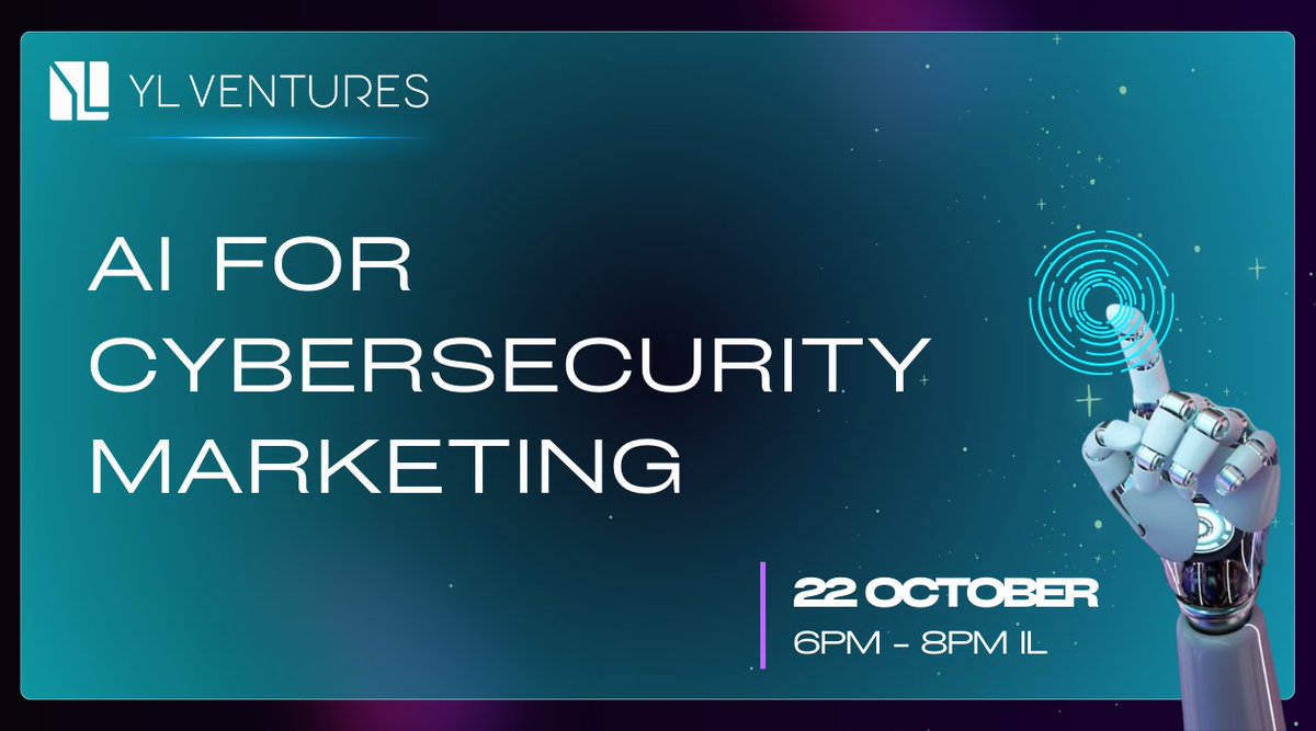 At YL Ventures, supporting our founders goes beyond capital. It means sharing expertise &amp; creating opportunities for growth. This week, we hosted a GenAI Marketing Workshop for portfolio marketers, focused on AI tools &amp; workflows for cybersecurity startups. Thank you, Adi Retman!