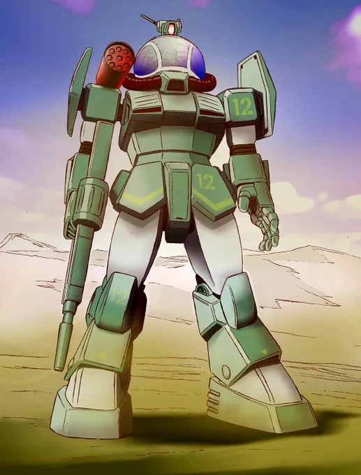 #太陽の牙ダグラム放映開始記念日 ダグラム関連FA過去絵でお祝い