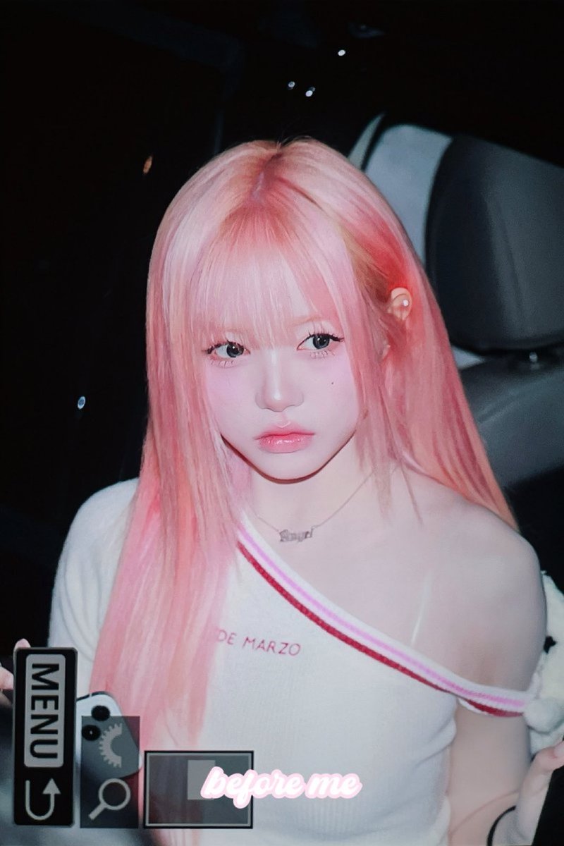 OMG CHAEWON PINK HAIR IS REALLLL