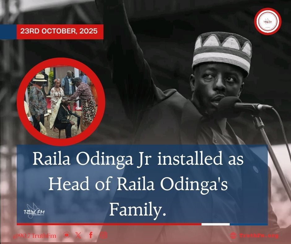 Truthfmkenya's tweet image. #RailaOdinga Jr. Installed as head of Raila Odinga's Family.

#Luoculture #Kenya
Follow our WhatsApp  channel for more news: whatsapp.com/channel/0029Va…