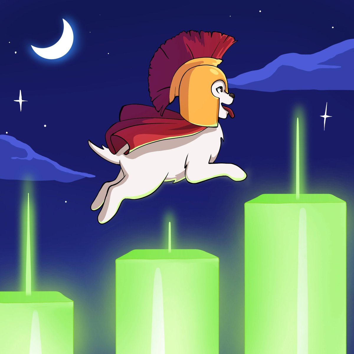 vestra's tweet image. Been wondering what Vesty’s up to?

Looks busy chasing green rn 😎