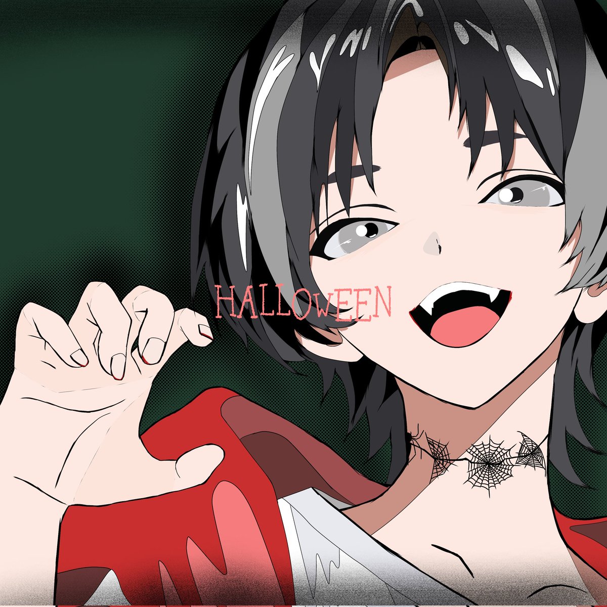 techtarotech's tweet image. ハロウィンのイラストー