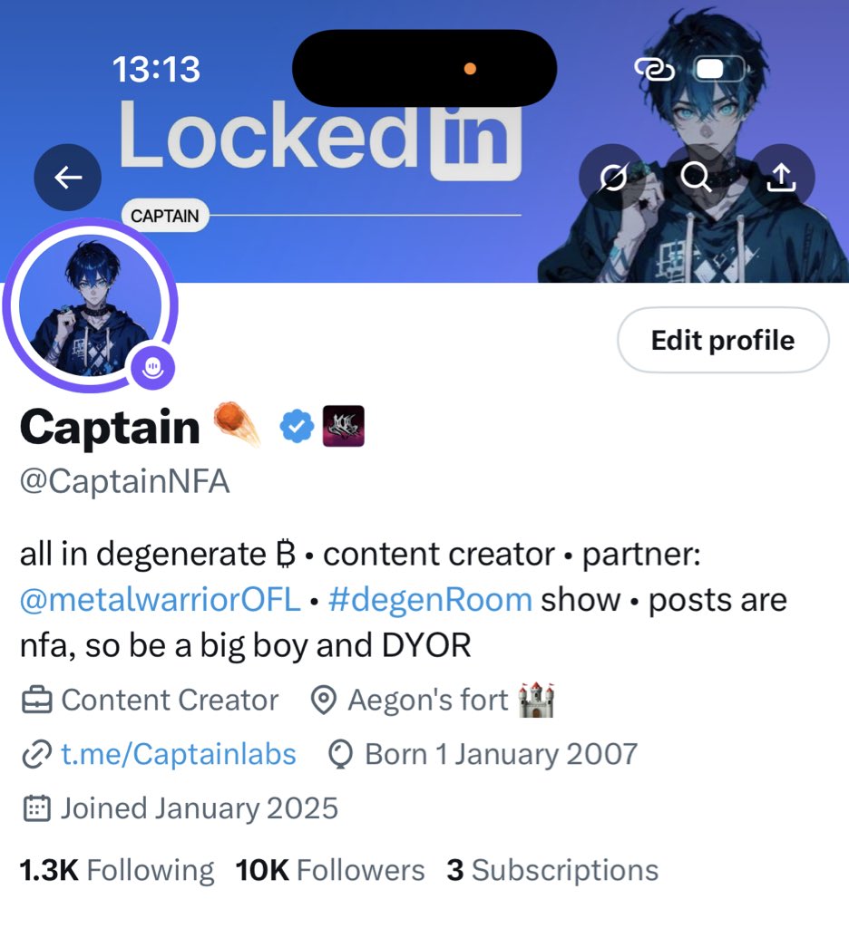 CaptainNFA's tweet image. Congratulations guys!
We’re at 10k followers..
All this is impossible without you,
Love y’all 😉