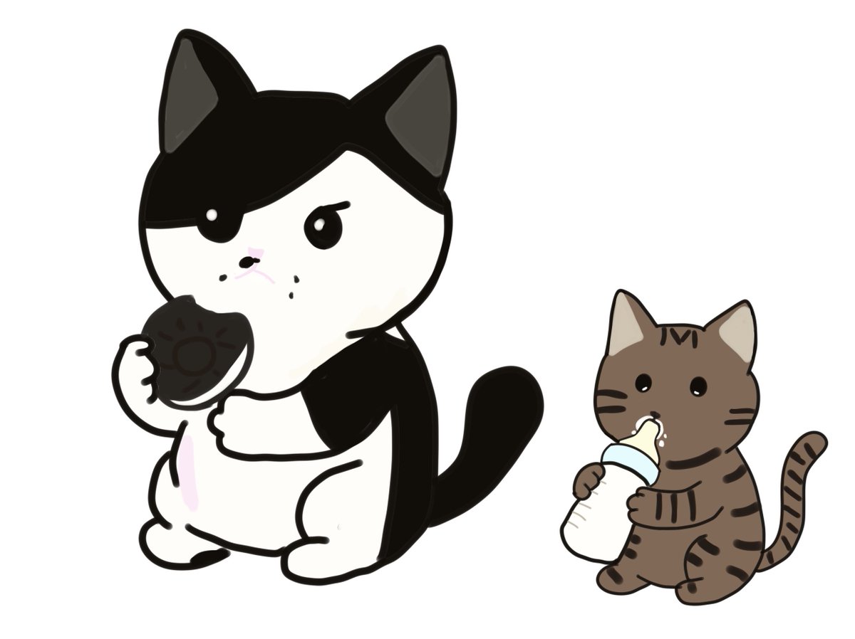 오랜만에… 
                     오레오망치                                우유빠루