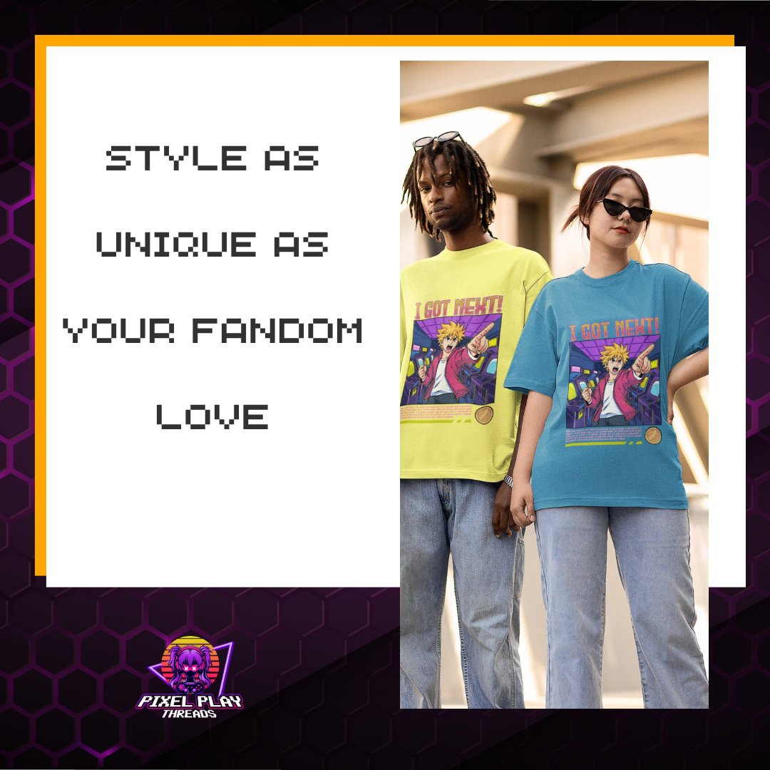pixelplaythread's tweet image. Style as unique as your fandom love from Pixel Play Threads! Show off your passion with our exclusive designs.
.
.
#PixelPlayThreads #FandomFashion #AnimeStyle #GamingApparel #UniqueStyle #GeekChic #TShirtDesign #FanMerch #GraphicTee #IgotNent
