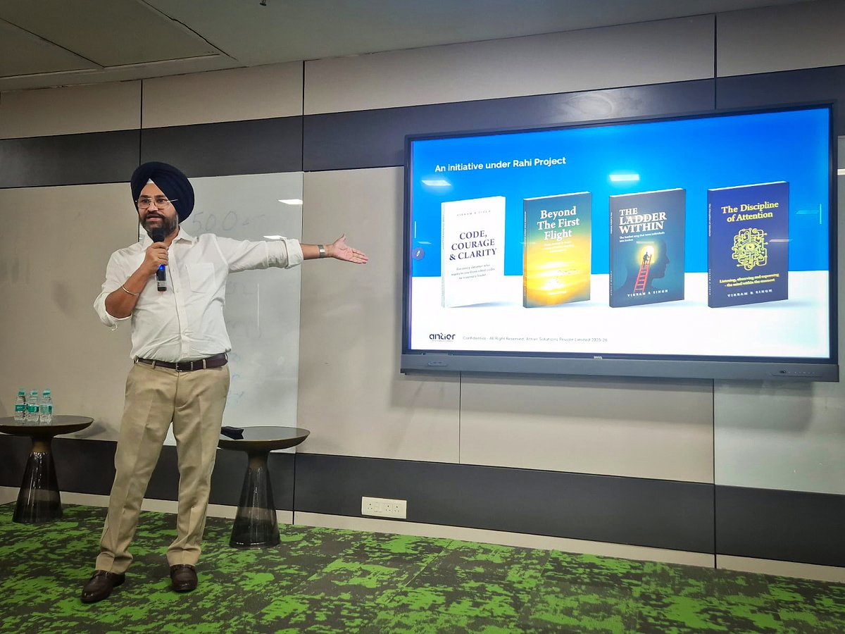 vikramrsingh's tweet image. Grateful for a full house at Antier! Thank you to every leader who joined us for the @nasscom workshop on mastering the sales funnel. Your time and openness made the conversation rich and practical.
A special thanks to Gaurav Kumar ji for an energizing session - clear…