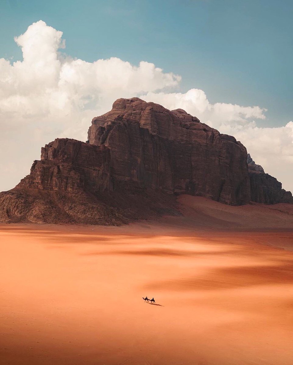 Wadi Rum, Jordan — a majestic landscape that looks like Mars.