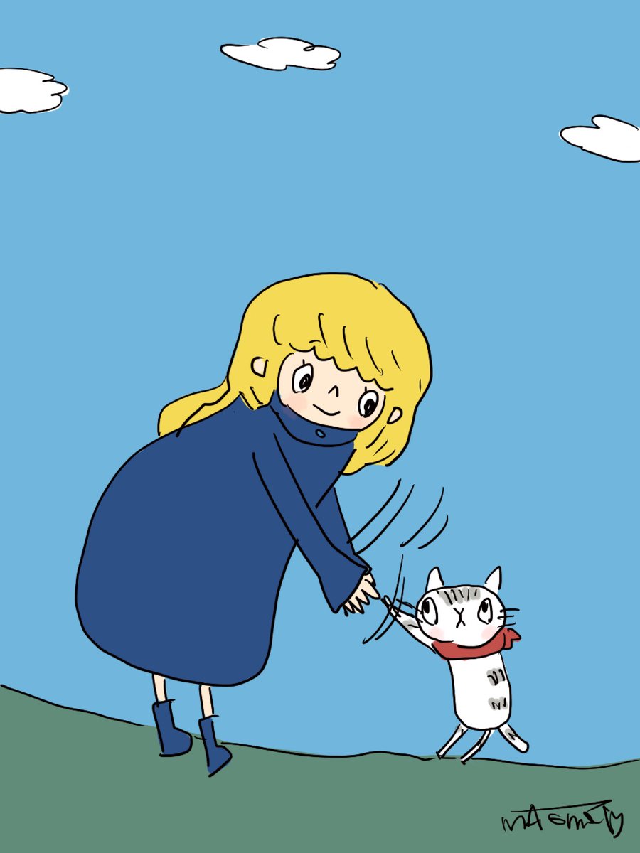 「/ / 手を動かすと、心が温まる。」|今日マトメのイラスト