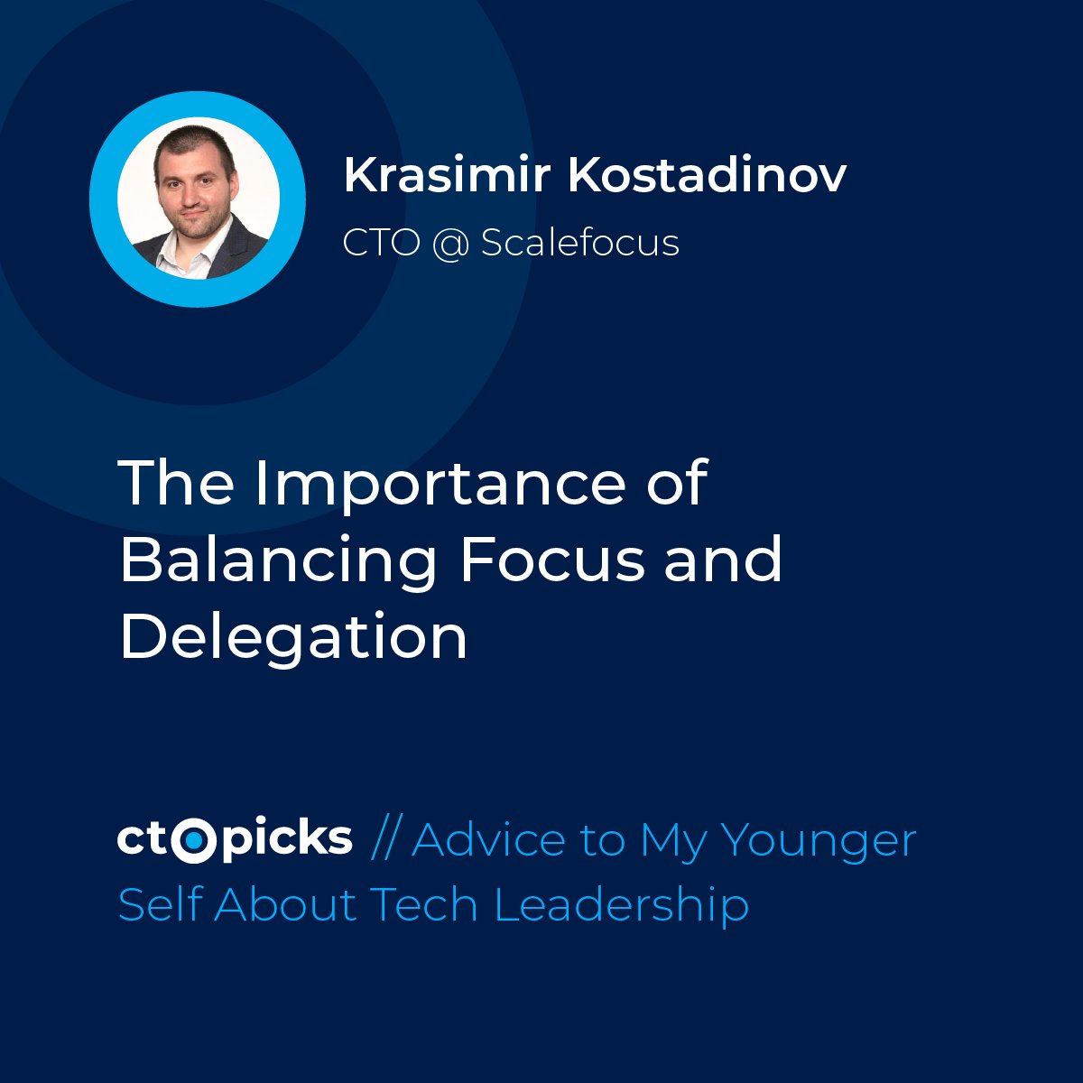 As a leader, every “yes” you give means implicitly saying “no” to multiple other things. It took me a while to understand that my time isn’t infinite and that trying to do everything myself doesn’t make me effective, it makes me scattered. You can’t be everywhere, and you