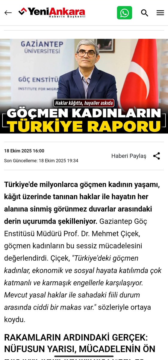 GAÜN Göç Enstitüsü tweet media