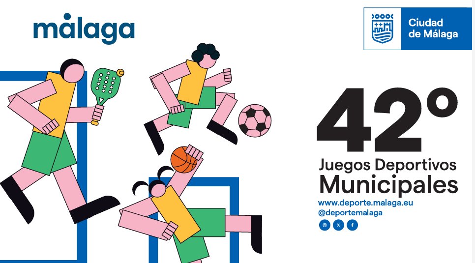 Si quieres participar en disciplinas individuales de los 42º #JuegosDeportivosMunicipales 🥅🏌️🏸 de <a href="/malaga/">Ciudad de Málaga</a>, ya se encuentra abierto el plazo para poder inscribirte hasta el 20-N 👉shorten.ly/dC7ouC ¡Tienes 31 deportes entre los que elegir! ¡No lo dejes! #deportemalaga