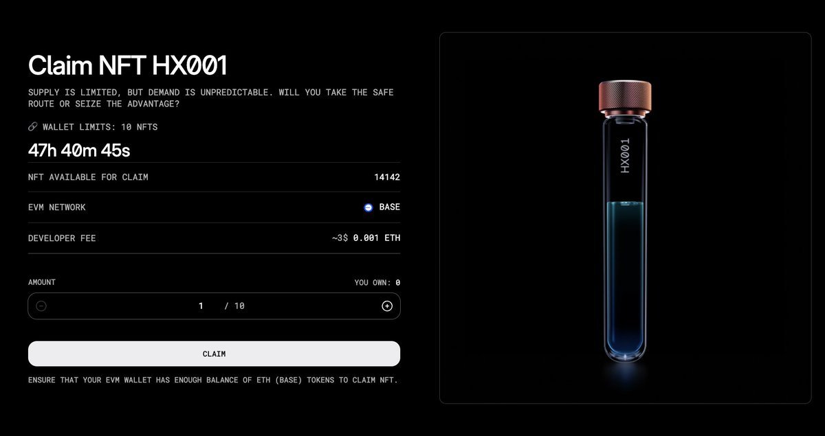 试管项目第N弹，舒服了！RNM <a href="/HaustNetwork/">Haust Network</a>

nft.haust.network/claim

#airdrop #nft