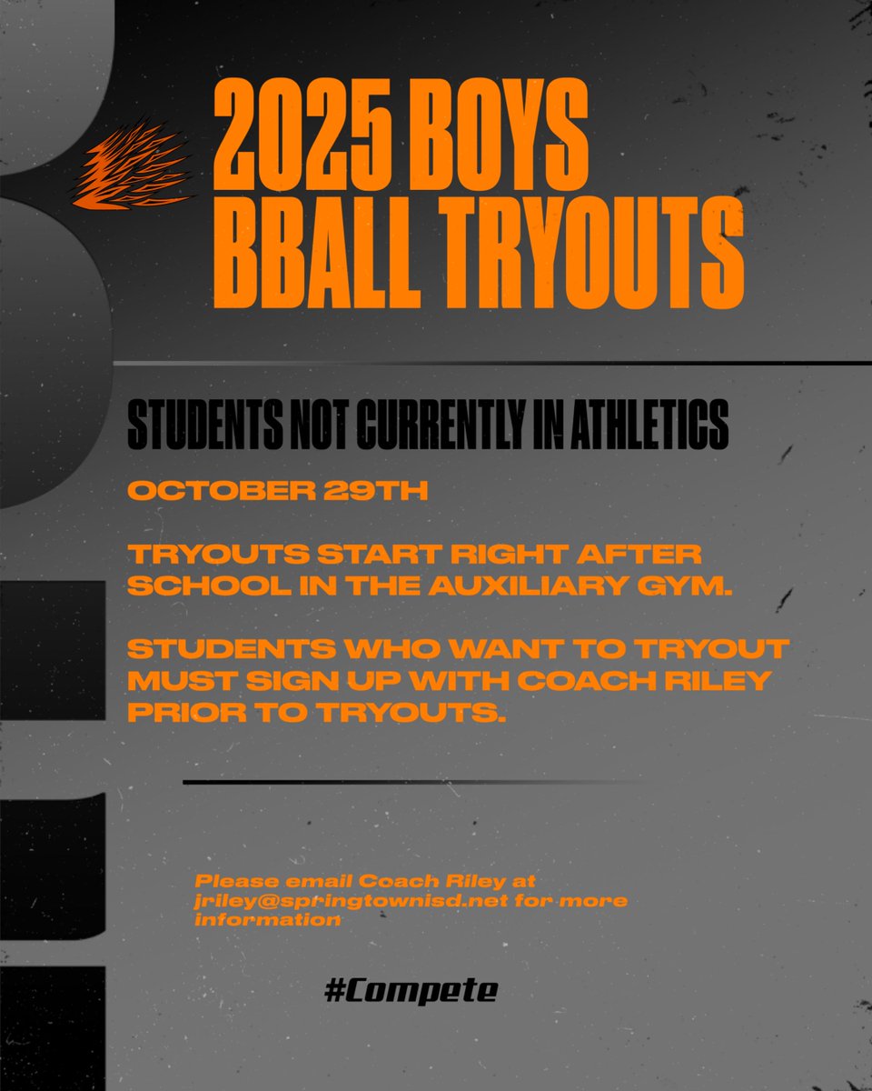 pojohoops's tweet image. For any student at Springtown High School that is not currently enrolled in Athletics and is interested in trying out for the Boys Basketball team.