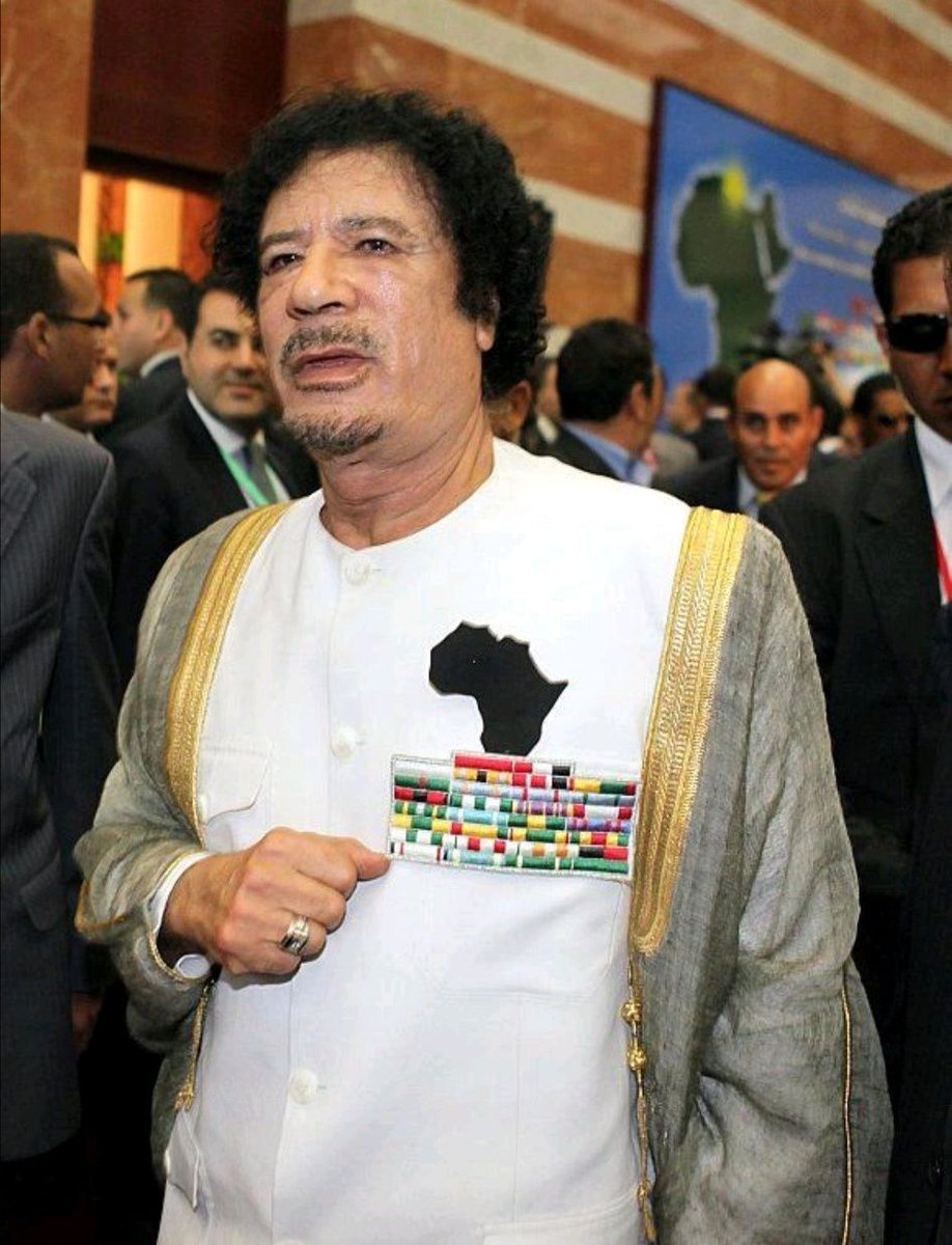 Exactly on 20th October 2011- Late Libyan Leader, Muammar Gaddafi Was Eliminated ByNATO Backed Rebels As He Begged For Mercy.

His last words were, "What did I do to you?"

Earlier same year, Muammar Gaddafi warned the European Union(EU) that if his government collapses, as many