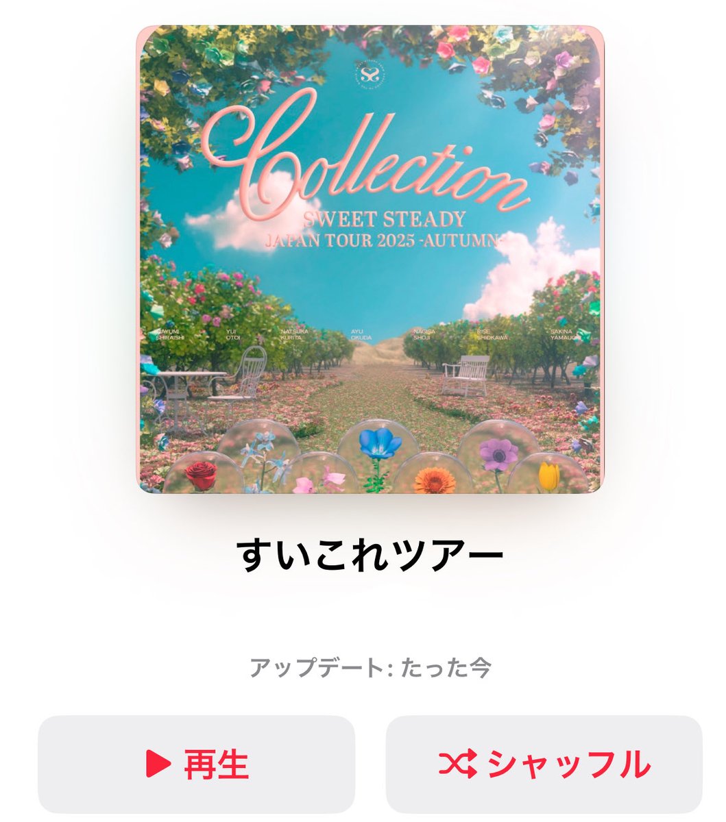 Weverseでみんなにおすすめしたプレイリスト、さきなも作ってみた