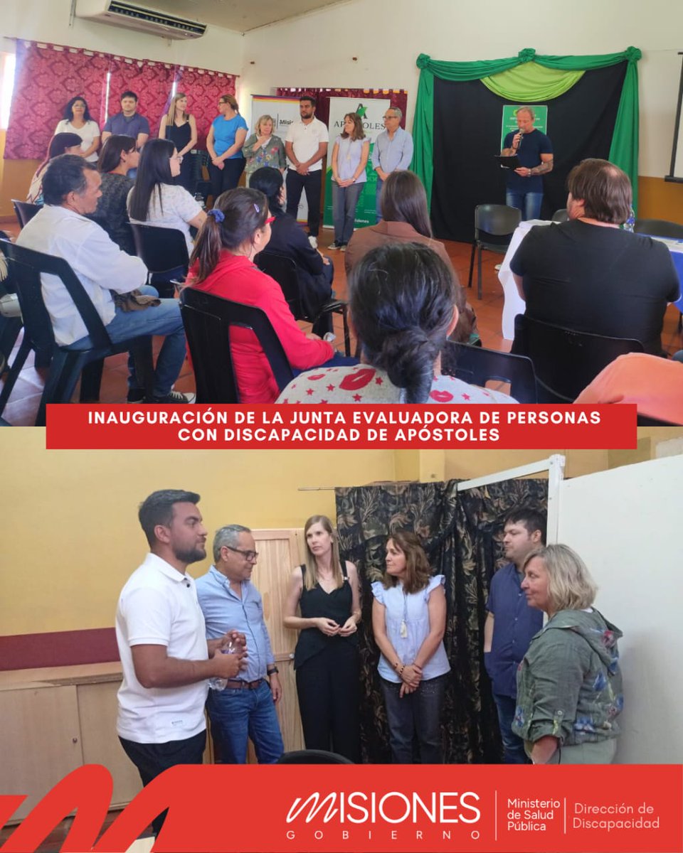 🤝 Se inauguró la nueva Junta Evaluadora de Personas con Discapacidad en Apóstoles, un paso clave hacia la inclusión y el respeto de derechos.
👏 Felicitaciones a todos los que hicieron posible este avance.