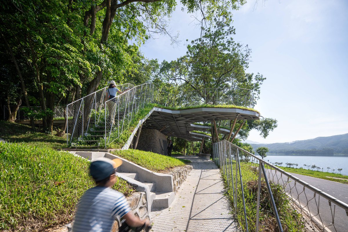 illustrarch's tweet image. Five-Finger Pavilion by YXDesigners

#pavilion #architects #design #architecture #illustrarch