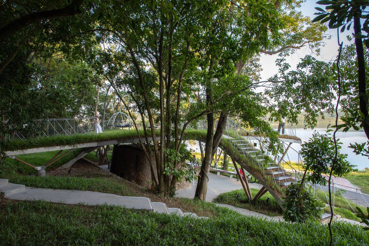 illustrarch's tweet image. Five-Finger Pavilion by YXDesigners

#pavilion #architects #design #architecture #illustrarch