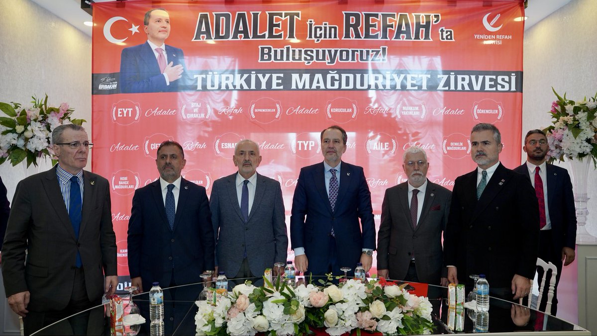 Genel Başkanımız Dr. Fatih Erbakan; EYT, TYP, staj ve çıraklık mağdurları, atanamayan öğretmenler, esnaflar, denklik mağdurları, öğrenciler ve birçok mağdur ile bir araya geldi.

Adaletsizliklere karşı hakkın ve adaletin sesi olmaya devam edeceğiz.