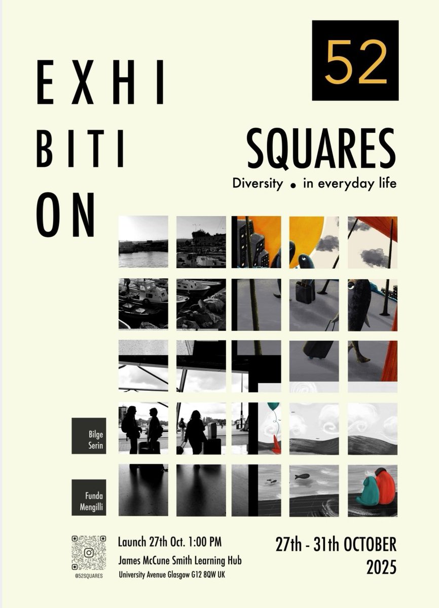 noxyin's tweet photo. Join us for the opening of the '52 Squares: Diversity in Everyday Life' exhibition on Monday at 1 pm in James McCune Smith Learning Hub (JMS) foyer 👇 https://t.co/XVeFP8oXby