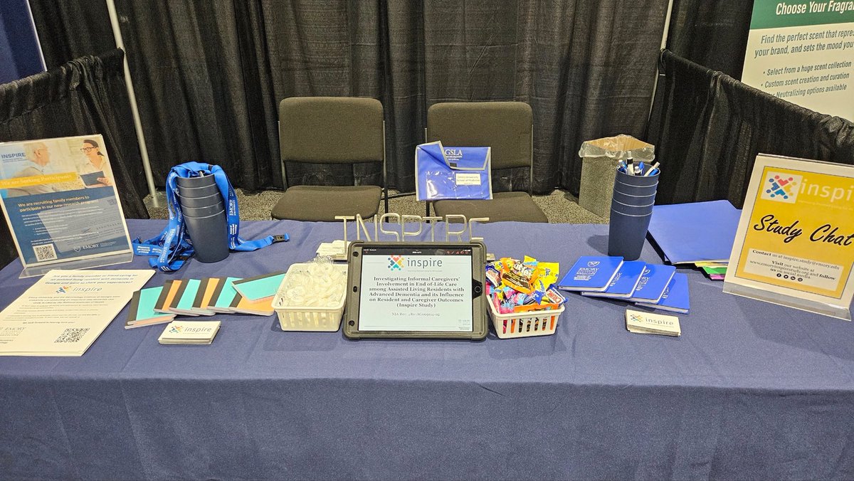 InspireStudyEU's tweet image. If you’re at GSLA in Savannah, GA, come visit our table at Booth 113 to learn more about our study and meet our Clinical Research Coordinator, Shermetria Massingale!