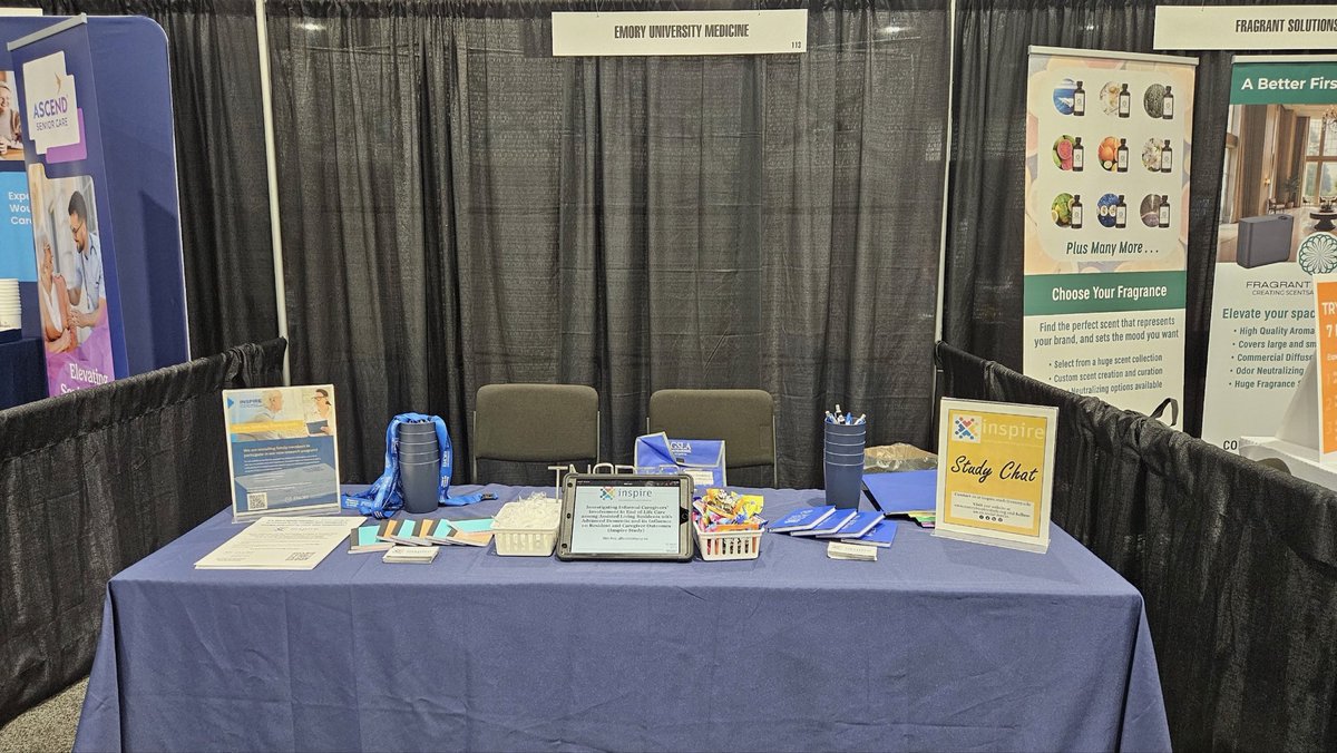 InspireStudyEU's tweet image. If you’re at GSLA in Savannah, GA, come visit our table at Booth 113 to learn more about our study and meet our Clinical Research Coordinator, Shermetria Massingale!