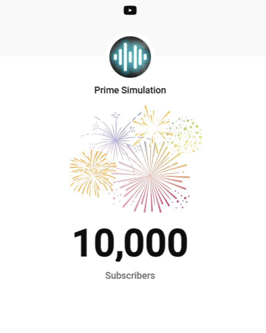 PrimeSimulation's tweet image. 🎉10K Subscribers! Simply Incredible!

It&apos;s hard to believe that I&apos;m actually writing this post... but I&apos;m incredibly proud of what the Prime Simulation channel has become and grateful for the community behind it!

Thank you and I cannot wait for what the future has in store!