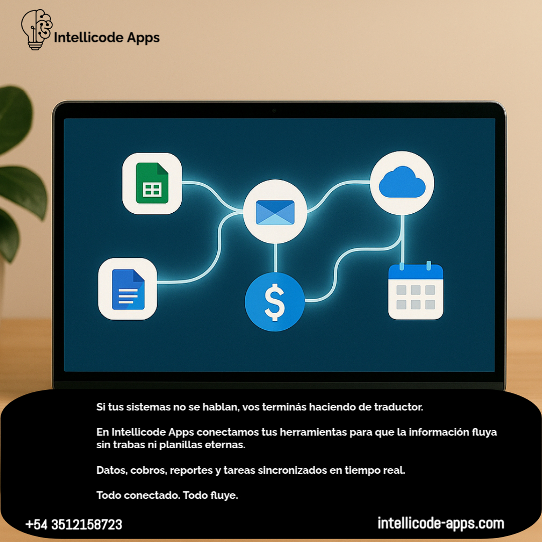 IntellicodeApps's tweet image. #IA #Automatización #Procesos #Integraciones #Argentina #Empresas #IntellicodeApps