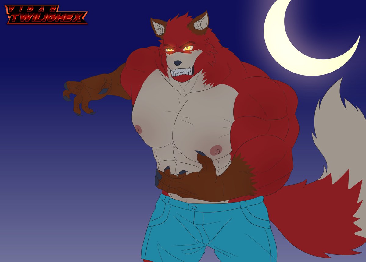 "Nathan, the Werefox" for <a href="/TheFlamingFox20/">🎃🦊 Nathan the Werefox 🦊🎃</a>