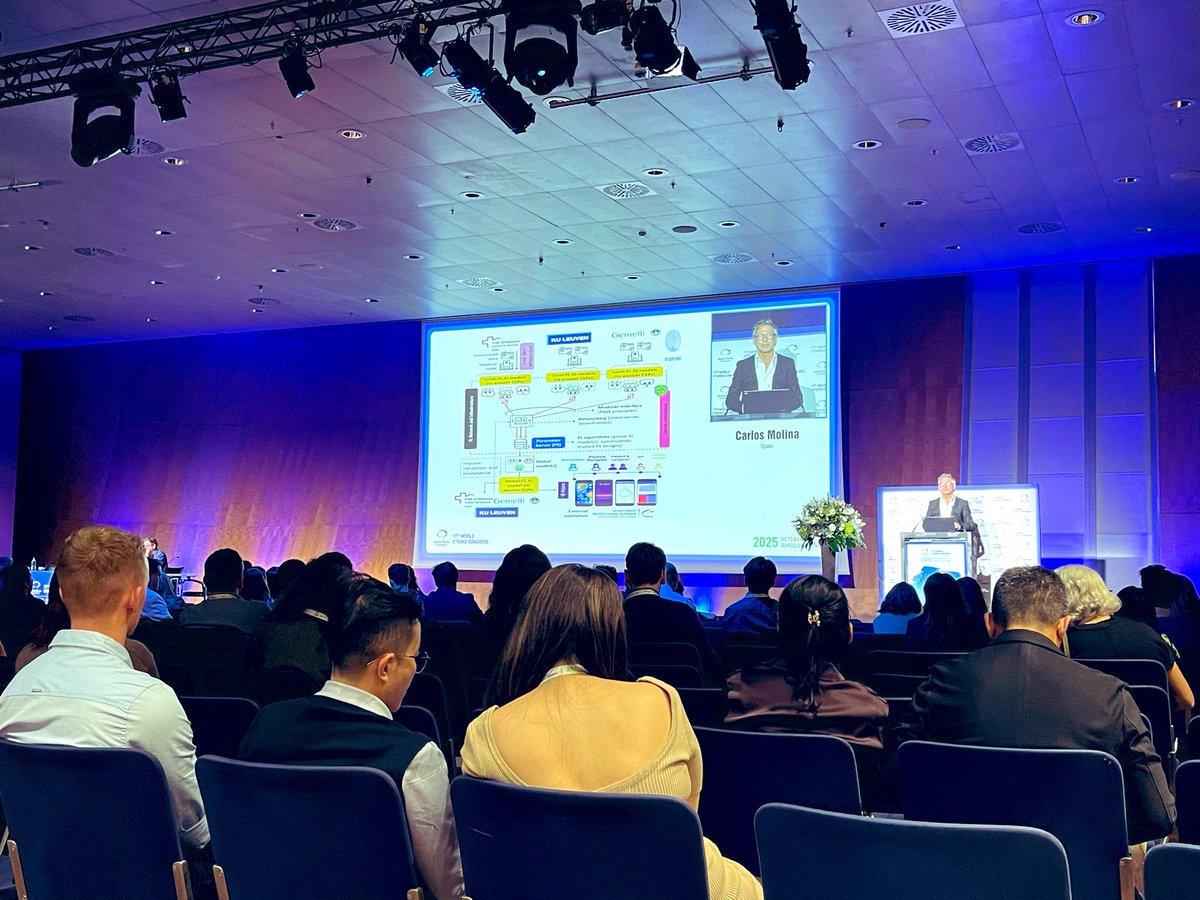 Prof Carlos Molina <a href="/carlosmictusvh/">Carlos Molina</a> presented our EU-funded #Trustroke project in the AI &amp; Innovation session at the 17th World Stroke Congress #WSC2025. 
The stroke revolution has begun! 🧠🚀