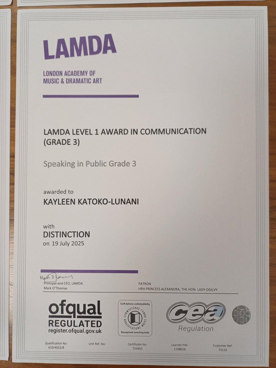 StratfordSch's tweet image. The LAMDA certificates have finally arrived! 🎉
A huge congratulations to our hardworking Year 10 students for their amazing effort and achievement — we’re so proud of you! 💜✨
#StratfordSchoolAcademy #LAMDA #StudentSuccess #PerformingArts #Newham