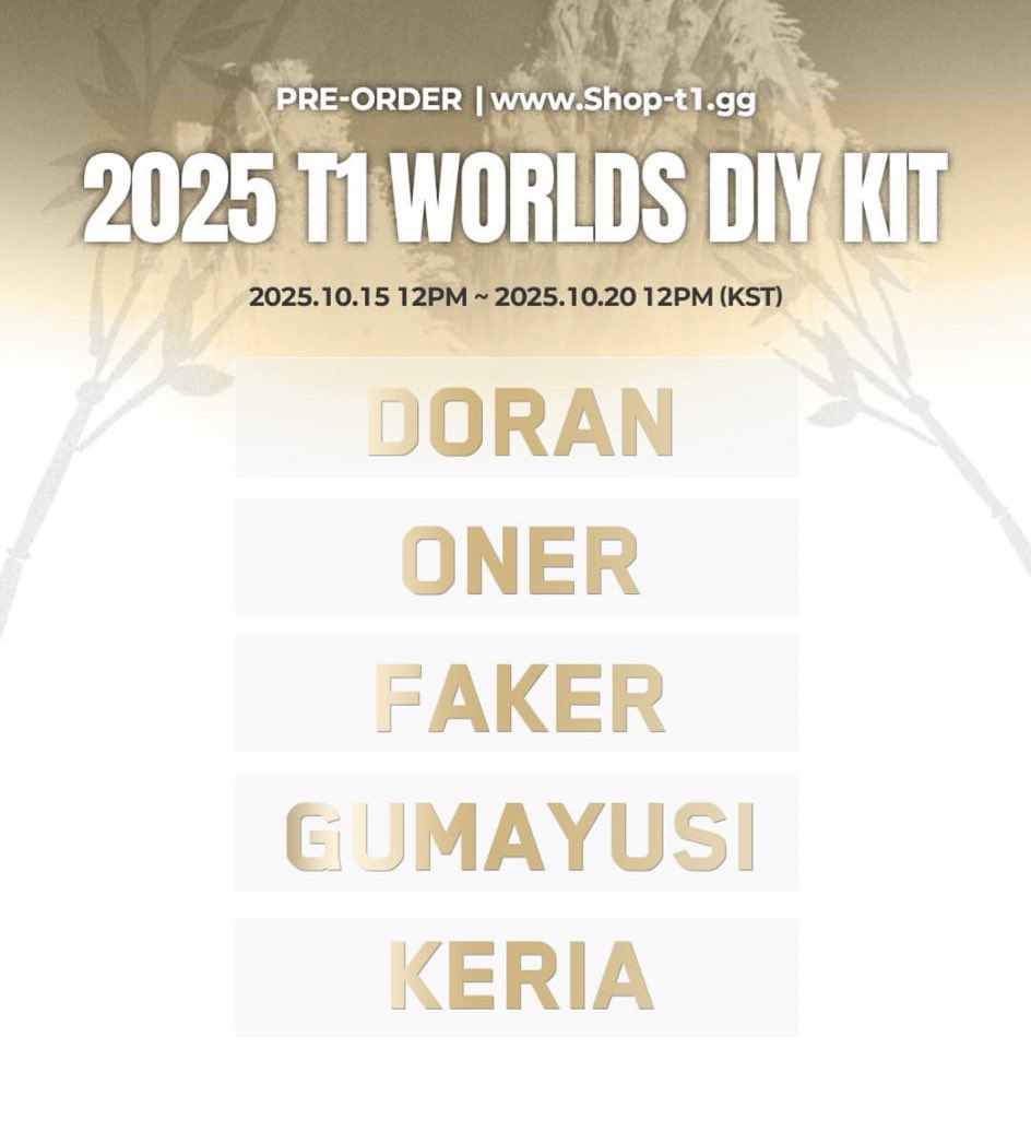 PriveAttack's tweet image. Hi, I accidentally bought 1 Extra Sticker Name.

2025 T1 WORLDS DIY KIT

- FAKER x1 

- RM 55 -include all fee
- Its for World Jacket or any fabric / sweater 

Please dm 😎