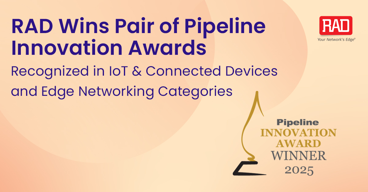RADdatacomms's tweet image. RAD is thrilled to announce we just snagged not one, but TWO Pipeline Innovation awards! Our Smart Business IoT solution &amp;amp; edge networking tech have been recognized for making waves in the industry

Check out the full story here: hubs.la/Q03PRxTb0

#PipelineInnovationAwards