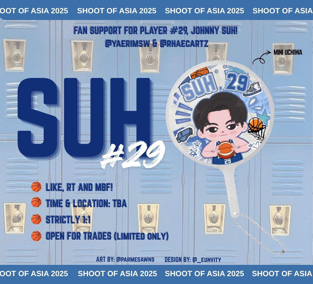 SUH, #29! 🏀
by: <a href="/yaerimsw/">li.</a> and <a href="/rhaecartz/">rhae !</a> 

🏀 like, rt and mbf ! 
🏀 strictly 1:1
🏀 open for limited trades! 

#DunkItJohnnySuh 
#BENCHShootOfAsia 
#쟈니 #JOHNNY #NCT