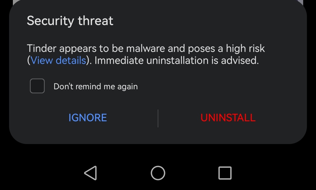 1337Tpunk's tweet image. Looks like @Tinder is pissing off @Android 🤷😏
#Tinder #Android