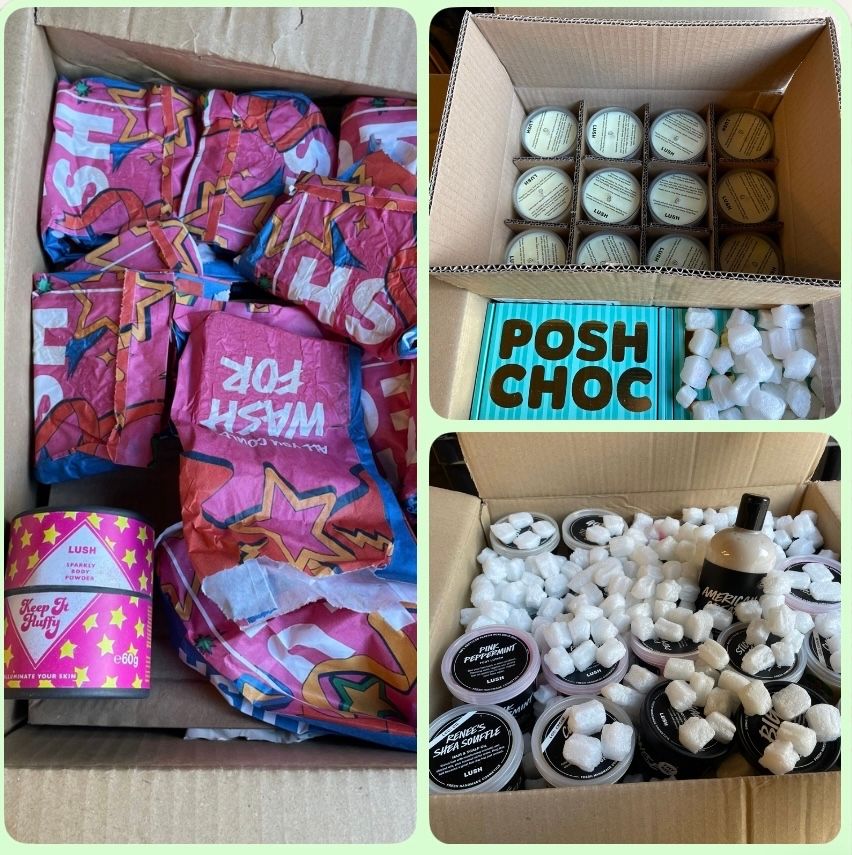 ColburnSupport's tweet image. Thanks to our contact who supplied three boxes of amazing LUSH products which we will be distributing to our local community over the coming weeks.
