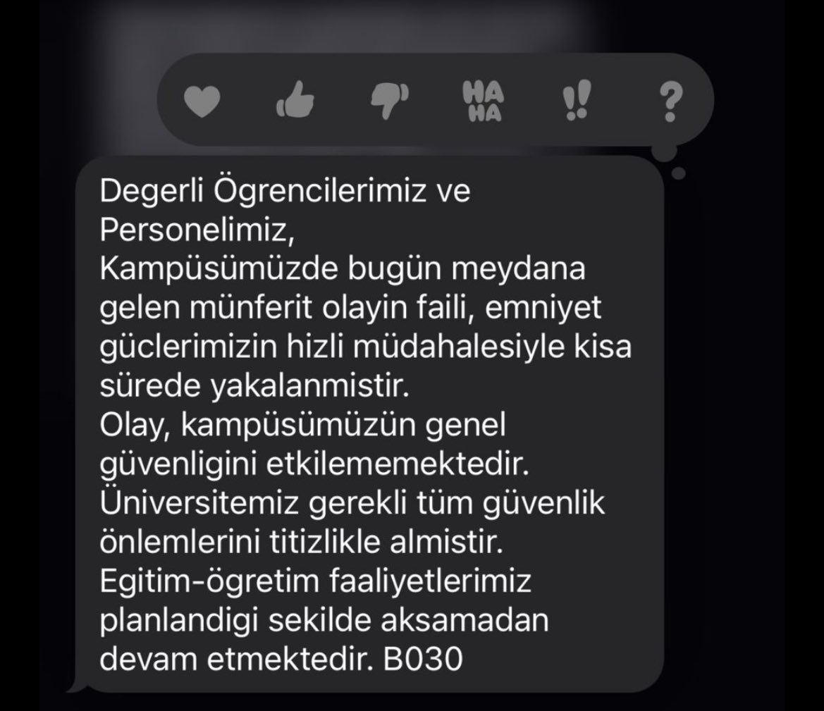 Kayseri - Erciyes Üniversitesi’nde bir kadın öğrenci katledildi!

Erciyes Üniversitesi Edebiyat Fakültesi’nde okuyan sıra arkadaşımız Meliha Keskin 5 yıl önce boşandığı eski eşi tarafından pompalı tüfek ile fakülte binası önünde katledildi. 

Olayın ardından üniversite yönetimi
