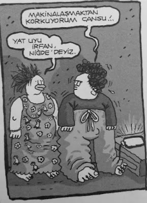 baharcetiner_'s tweet photo. Şu karikatüre ara sıra bakıp gülerim. Hayatta nerede olduğumu, ne yaptığımı, nereye gideceğimi sorgulamamı sağlıyor. Acı acı gülümsetir :) Umut Sarıkaya https://t.co/tDOj8r47YE