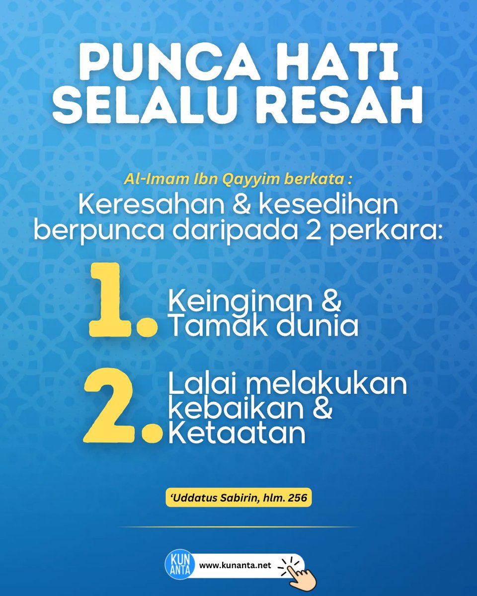 kunantaofficial's tweet photo. Rupanya inilah punca hati selalu resah... https://t.co/o1FllFQ5nS