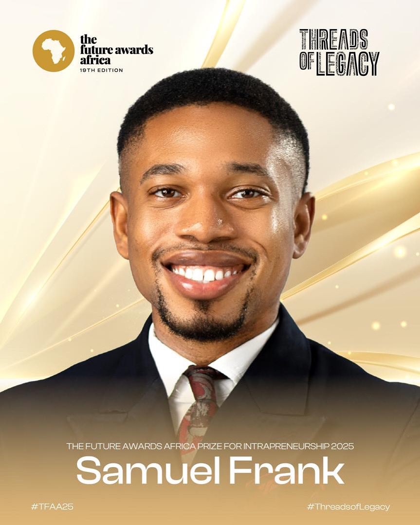 FrankSamuelC1's tweet image. Excited and Honored to be nominated for The Future Africa Awards under the Intrapreneurship Category.

This is one of Africa's most prestigious award for young people &amp;amp; I’m grateful to @TFAAfrica for this honor.

#thefutureafricaawards
#threadsoflegacy